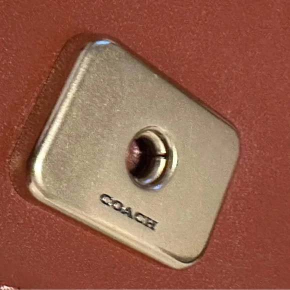 Coach Cognac Brown Bandit Shoulder Bag Leather Mini Bag Convertible Crossbody - Picture 8 of 11